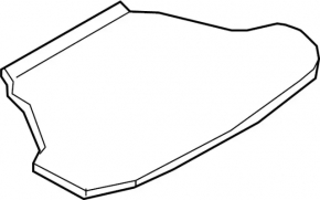 Trunk floor Infiniti Q50 14-20 for spare wheel