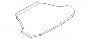Trunk floor Infiniti Q50 14-20 for spare wheel