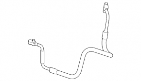 Air conditioning condenser-compressor pipe for Audi Q5 8R 09-12 2.0T type 1