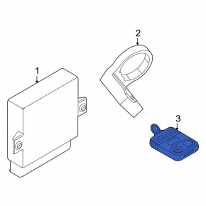 Ford Fiesta 11-15 3 Button Key