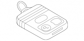 Ford Fiesta 11-15 3 Button Key