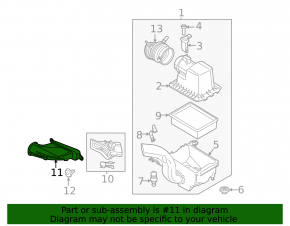 Air intake Ford Escape MK3 17-19 1.5T broken mount