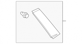Door trim side rear right Mazda CX-5 17- rear matte