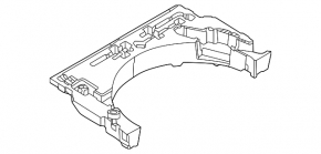 Foam plastic for the Mazda CX-50 23-25 front tool
