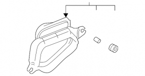 Air duct connector Toyota Land Cruiser 24-26