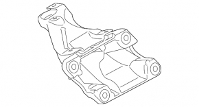 Right engine mount bracket for BMW 3 Series F30 12-18 2017-20, with AWD, without M3. AWD, 2017-21. AWD, 2017-20, with XDrive, 2017-19