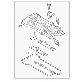 Valve cover Hyundai Tucson 16-18 G4FJ 1.6T