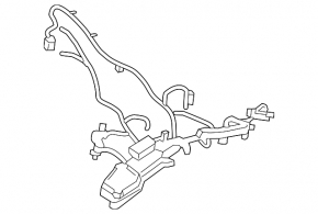 Underhood wiring with fuse box Nissan Altima 19-20 2.5 fwd