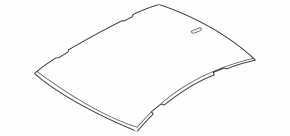 Roof metal BMW 7 G12 16-22 for panorama