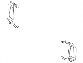 Additional radiator bracket left Audi Q7 16- 3.0T