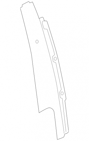 Door trim, rear left, front side, Audi A8 19-25