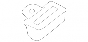 Hood lock bracket right BMW X3 F25 11-17