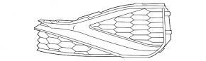Front bumper grille left VW Passat 20-22 R-Line