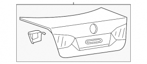VW Jetta 15-18 USA trunk lid