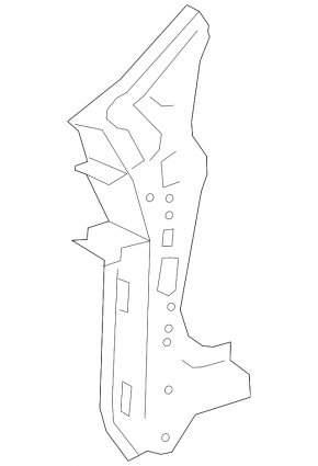 Front right quarter Honda Clarity 18-21 usa
