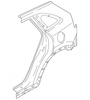 Quarter wing rear left Kia Niro 19-22 EV