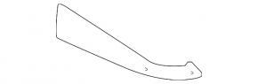 Rear wing molding right Nissan Altima 19-24 broken mount