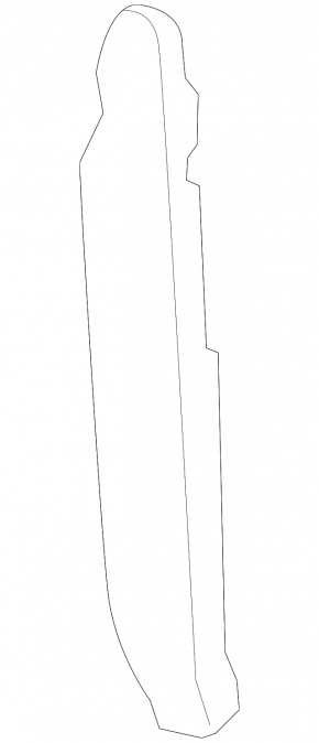 Left wing door seal for Kia Optima 16-