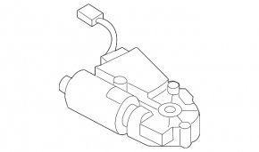 Sunroof motor for the Audi A4 B8 08-16 sedan