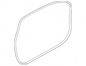 Front right door seal Audi A3 8V 15-20 4d, 5d