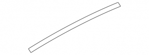 Upper rear right door molding for Porsche Cayenne 19-26 chrome