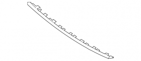 Front bumper central molding Mercedes C-class W206 300 22-23 AMG pkg, chrome
