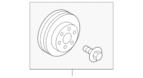 Ford Escape 13-19 2.0T Crankshaft Pulley
