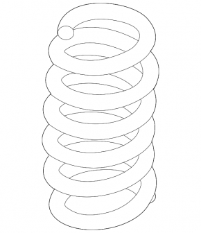 Spring rear left Ford Mustang Mach-E 21-23 under Extended Range