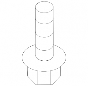 Front subframe mounting bolt 2pcs Audi A4 B9 17-25 40mm