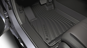 Floor mat front left Honda Accord 18-22 rubber black