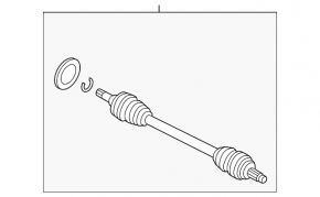 Rear right axle shaft BMW 3 F30 12-18328d