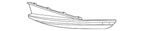 Front bumper grille, left lower, Volkswagen Arteon 21-21