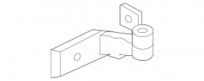 Door hinge lower rear right BMW X3 G01 18-21