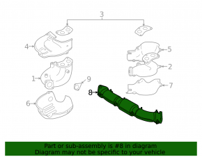 Subaru Impreza WRX GH 08-14 2.5T Downpipe Rusty