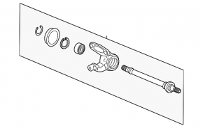 Intermediate shaft Honda CRV 20-22 hybrid