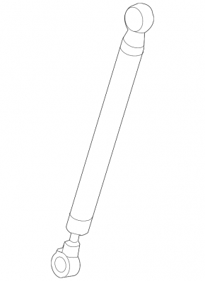 Left trunk lid shock absorber for Audi A8 10-13