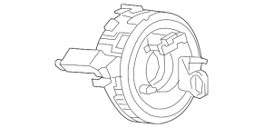 Steering wheel cable with steering angle sensor Audi A6 C7 16-18 rest