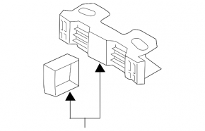 Jack bracket Audi A6 C8 19-