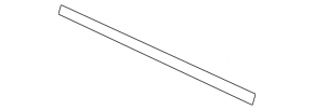 Door glass seal rear left inner BMW X5 E70 07-13