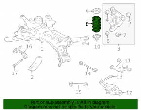 Rear left spring Nissan Altima 19-24 awd