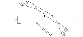 Front strut bar Nissan Maxima A36 16-23