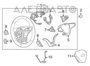 Chevrolet Volt 16-LTZ heated steering wheel