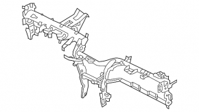 Kia Optima 16-18 underdash frame reinforcement pipe