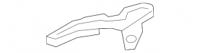 Front bumper bracket metal right Kia Optima 2014-2015 rest.
