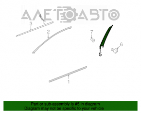 Mercedes W221 front right side door trim
