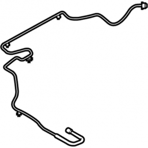 Cooling pipe return tank-head Ford Fusion mk5 13-20 1.5T long