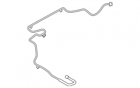 Cooling pipe return tank-head Ford Fusion mk5 13-20 1.5T long