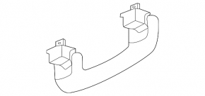 Front right ceiling handle for Ford Escape MK4 20-22 gray