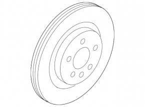 Front left brake disc for Land Rover Range Rover 13-21 380/34mm
