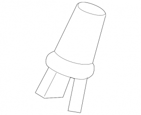 Left windshield washer nozzle with heating for Land Rover Discovery Sport 17-19